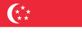 Singapur Flagge